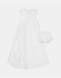 Bebe by Minihaha - Open Back Christening Dress - Babies