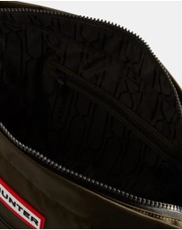 Hunter - Nylon Midi Topclip Tote - Dark Olive