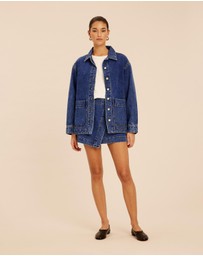AERE - Denim Oversized Jacket