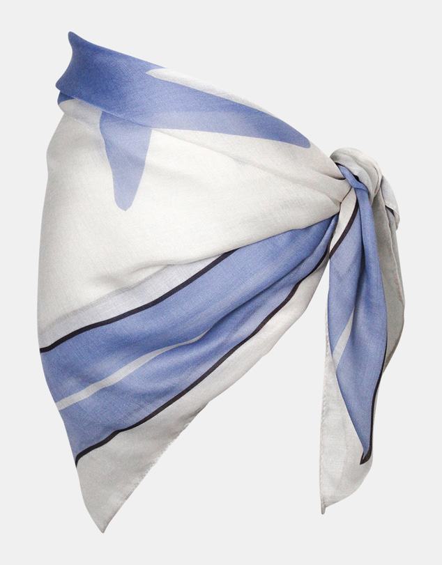 Morgan & Taylor - Serena Large Scarf in Blue