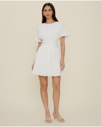 The Fated - Gallery Waisted Mini Dress