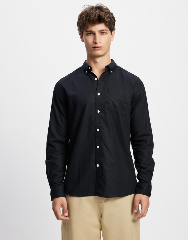 Staple Superior - Hamilton Linen Blend LS Shirt