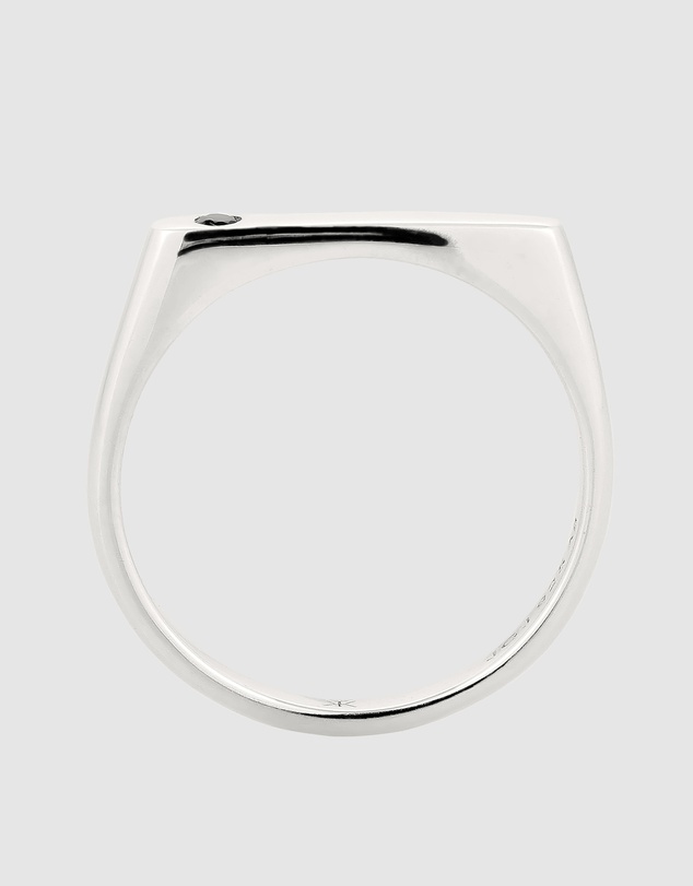 Kuzzoi - ICONIC EXCLUSIVE - Signet Ring with Zirconia in 925 Sterling Silver