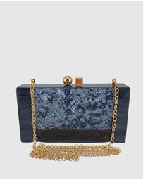 Izoa - Brooke Marble Clutch