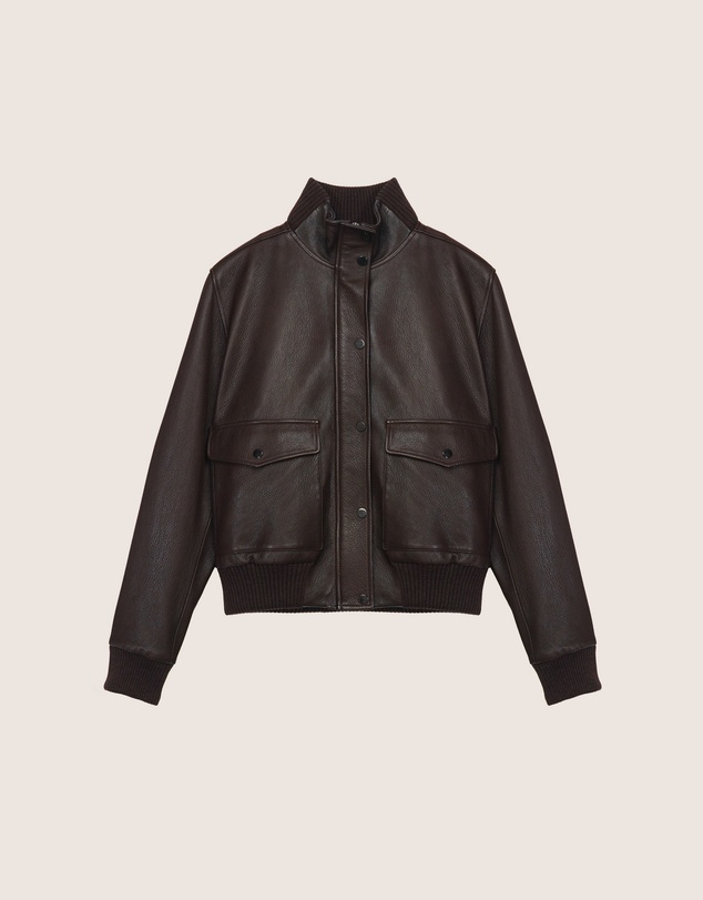 IDA+S - Nathi Goatskin Leather Bomber
