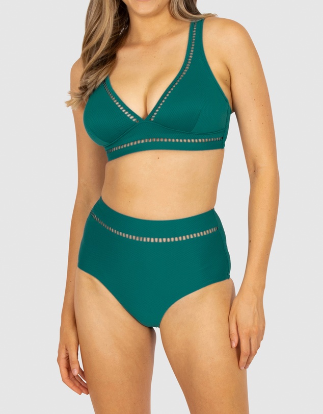 Baku Swimwear - Rococco Lace High Waist Bikini Bottom