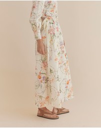 Amelius - Orangerie Bow Detail Maxi Skirt