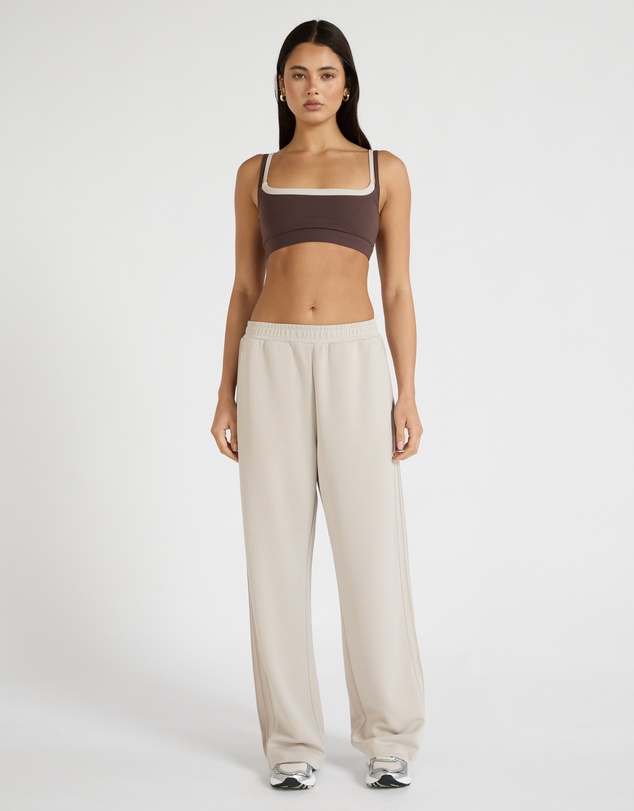 All Fenix - Soft Luxury Pin Tuck Wide Leg Track Pant