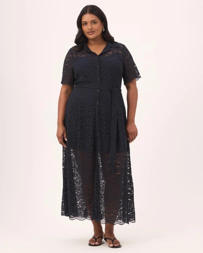 Atmos&Here Curvy - Eden Lace Midi Dress