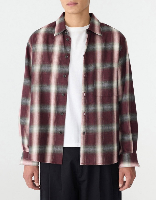 Bassike - Boxy Check Shirt