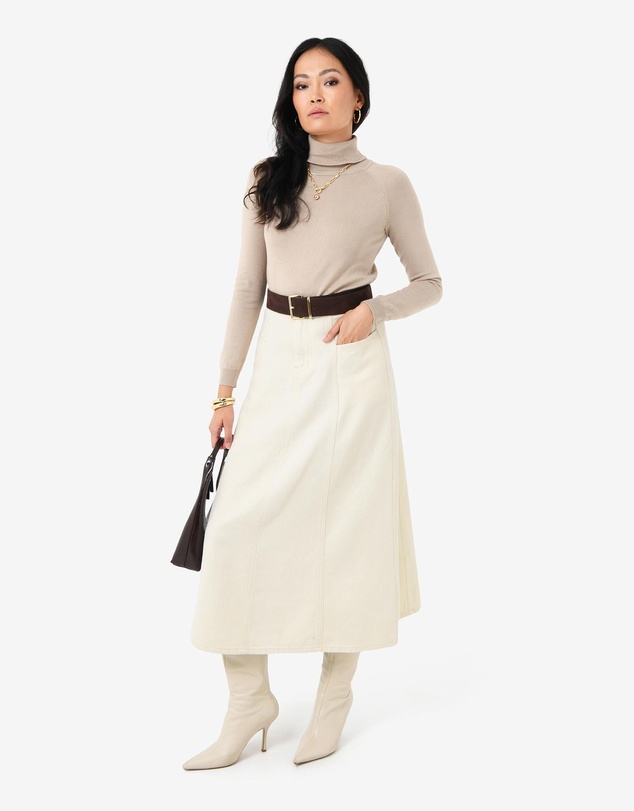 Forcast - Sam Panel Denim Skirt