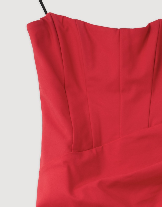 Revibe - Repaired Shona Joy Lani Corset Maxi Dress - AU 10
