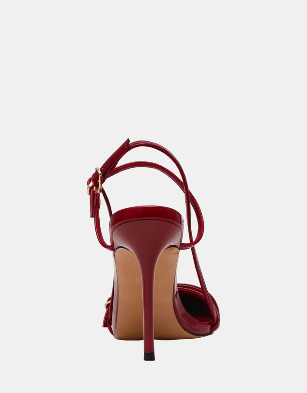 Steve Madden - Deagan Wine Patent Heels