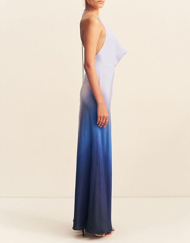 Shona Joy - Lottie Silk Low Cowl Maxi Dress