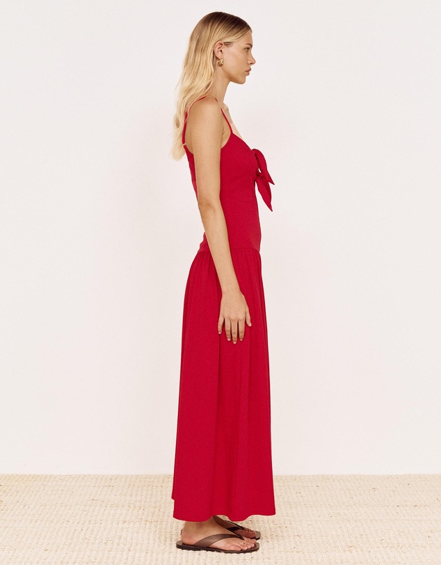 MINKPINK - Delilah Midi Tie Front Dress