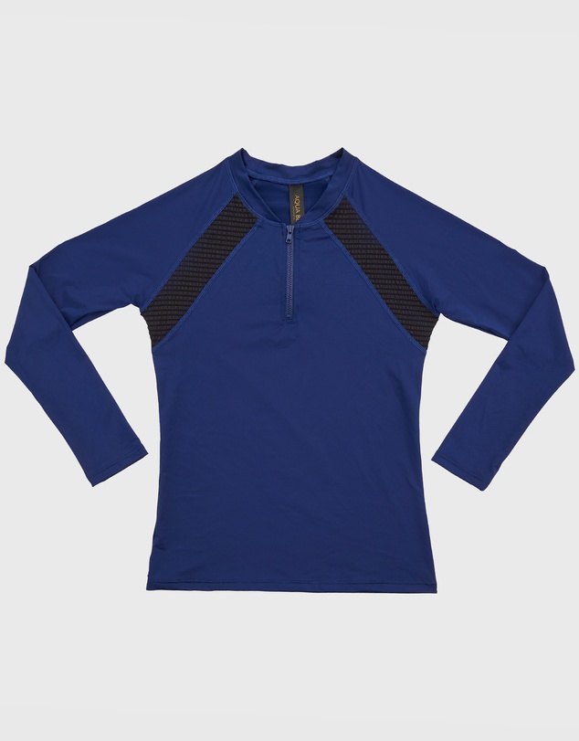 Aqua Blu Kids - Building Blocks Long Sleeve Rash Vest - Teen