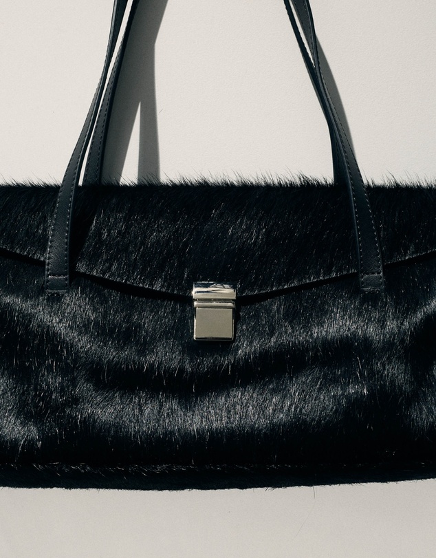 Nakedvice - The Abel Black Pony Hair Bag