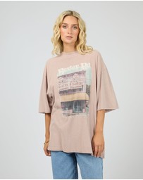 All About Eve - Fields Oversized Tee Fawn