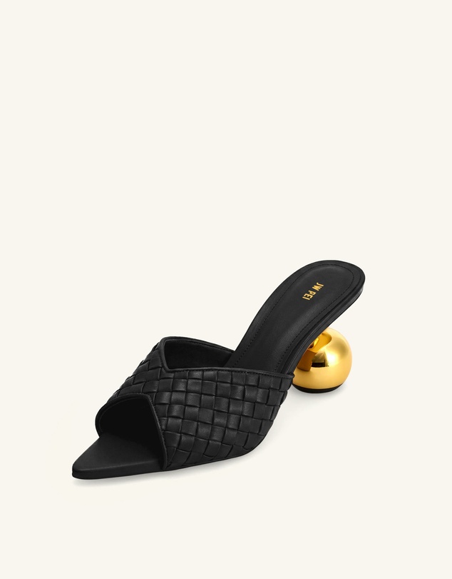 JW PEI - Ellie Braided Sphere Heel Mules