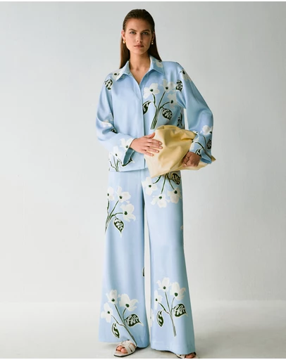 IDA+S - Renee Floral Wide-leg Trouser