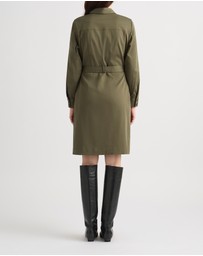 David Lawrence - Marabel Cotton Sateen Dress