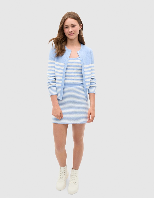 Seed Heritage - Stripe Knit Cardigan - Teen