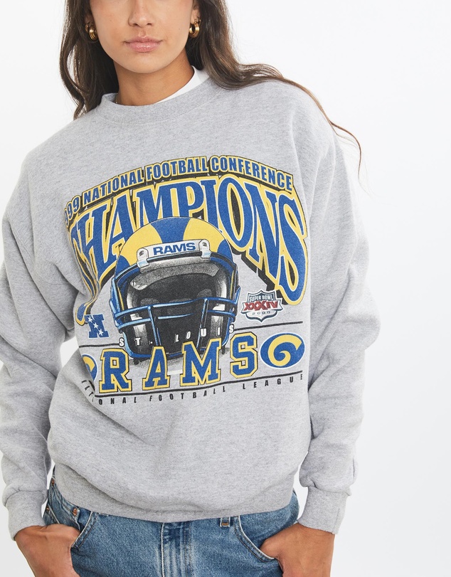 Vintage by The Real Deal - Pre Loved - Vintage NFL St. Louis Rams Super Bowl Sweatshirt