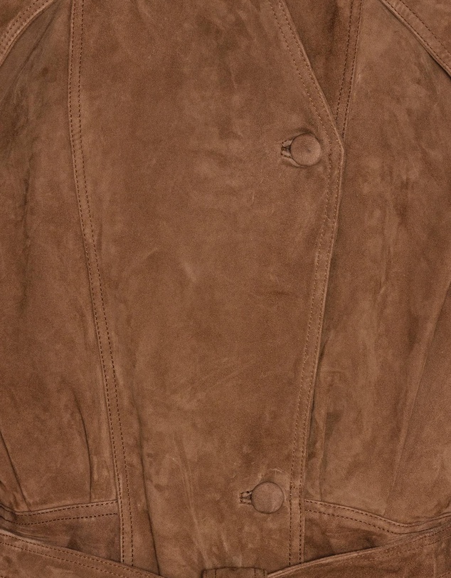ROTATE - Suede Bomber Jacket