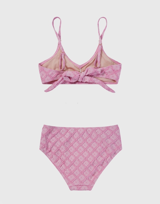 Aqua Blu Kids - Stepping Stones Pink Active Bikini Set - Teens