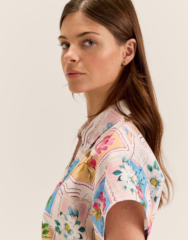 Review - Postcards Crop Shirt