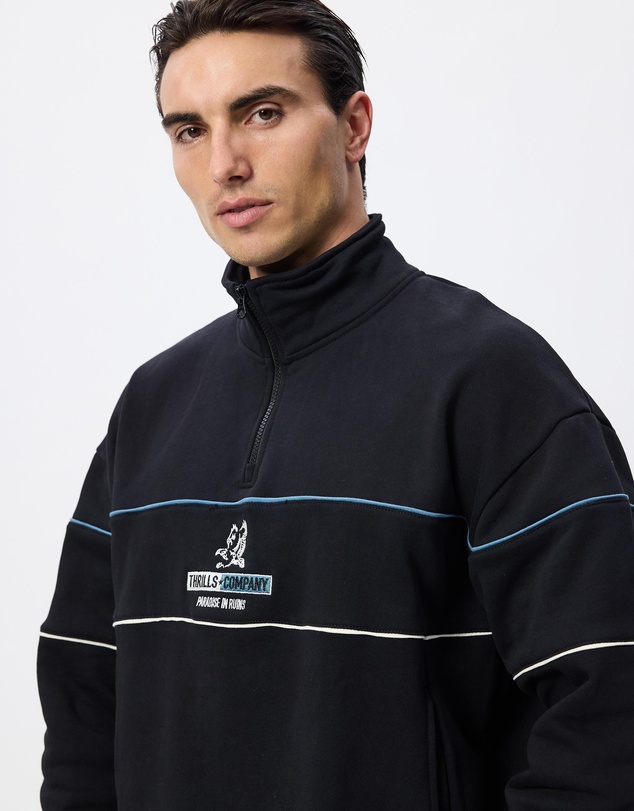 Thrills - Risen Quarter Zip Cropped Fleece