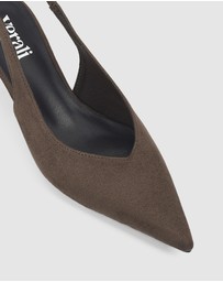 Verali - Lush Slingback Kitten Heels