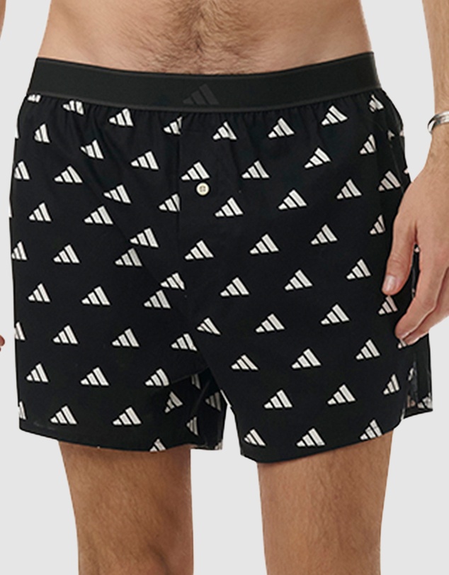 adidas Sportswear - 2 Pack Active Woven Cotton Boxer Underwear
