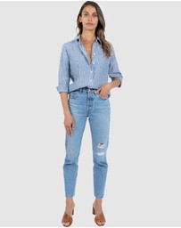 CAMIXA - Rina Striped Linen Shirt