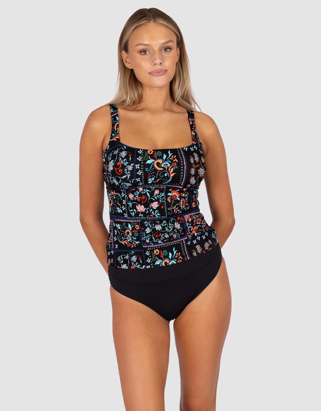 Baku Swimwear - La Condesa D/E Cup Square Neck Singlet Top