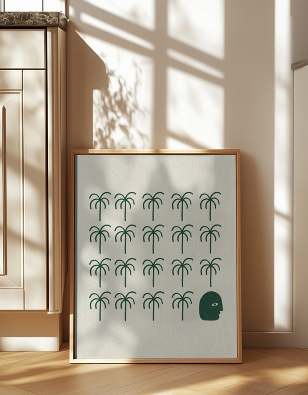Olive et Oriel - Roots by Shatha Al Dafai Art Print