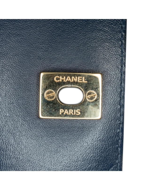 Chanel - Pre-Loved CC Multicolor Tweed Double Flap