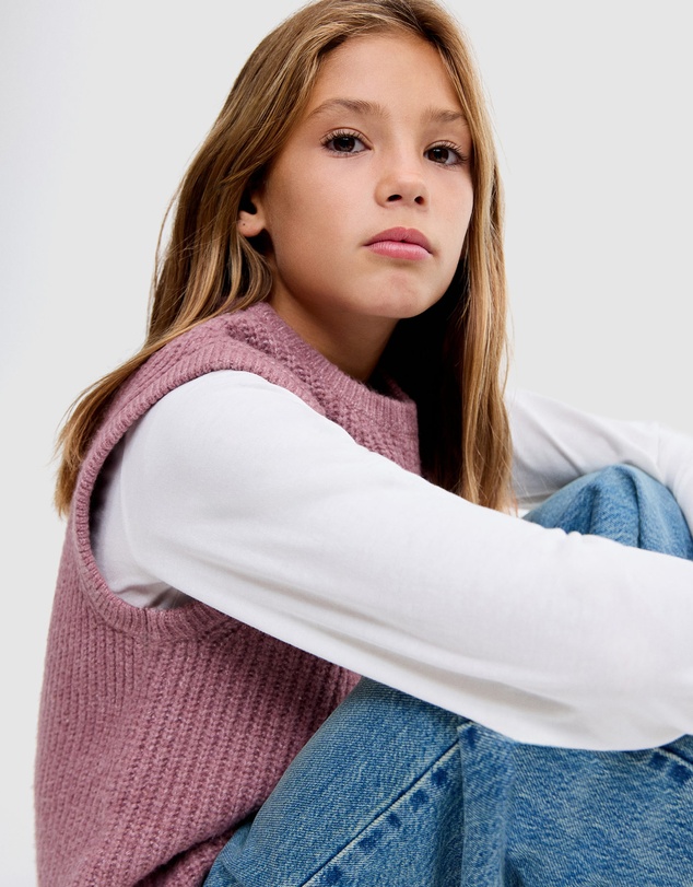 M.N.G - Enea Sweater Vest - Kids-Teens