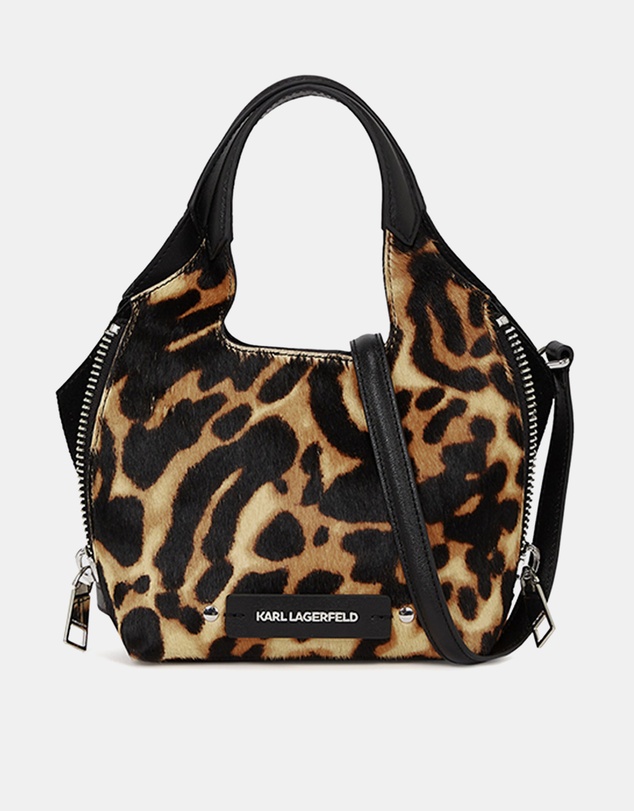 Karl Lagerfeld - K/Hardware Leopard Mini Tote Bag