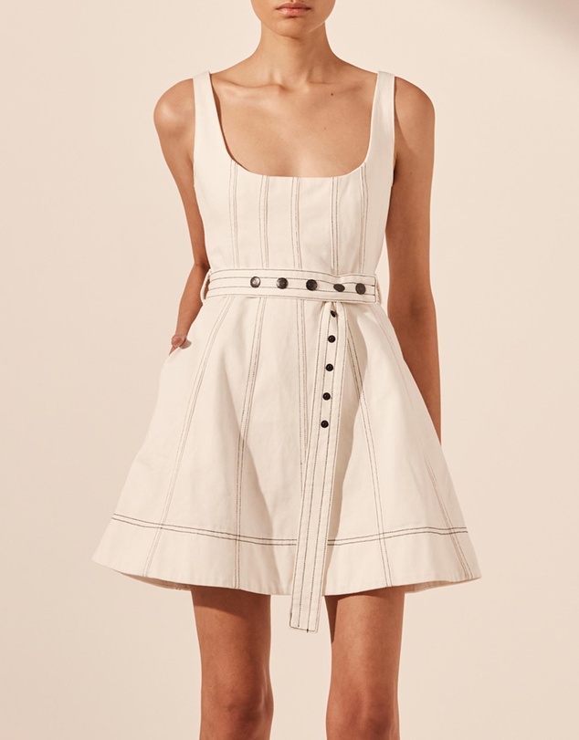 Shona Joy - Hana Belted Mini Dress