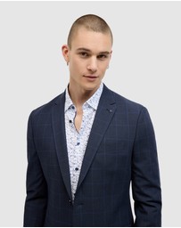 Politix - Connor Windowpane Tailored Jacket
