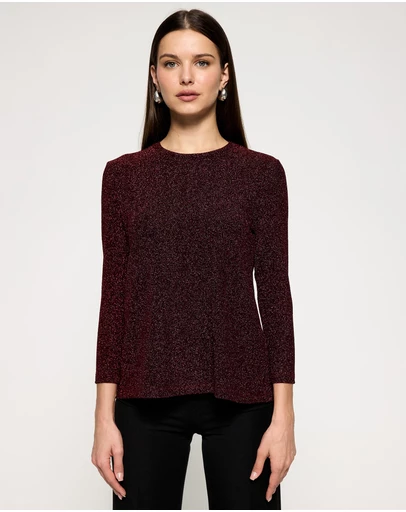 Lindsay Nicholas New York - Disco Glitter Top
