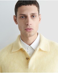 COS - Brushed Mohair-Blend Polo Jumper