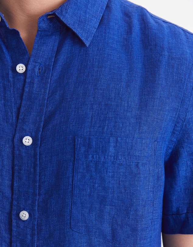 Sportscraft - Short Sleeve Delave Linen Shirt