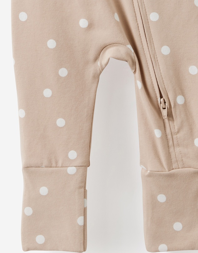 Cotton On Kids - Growie Long Sleeve Zip Romper