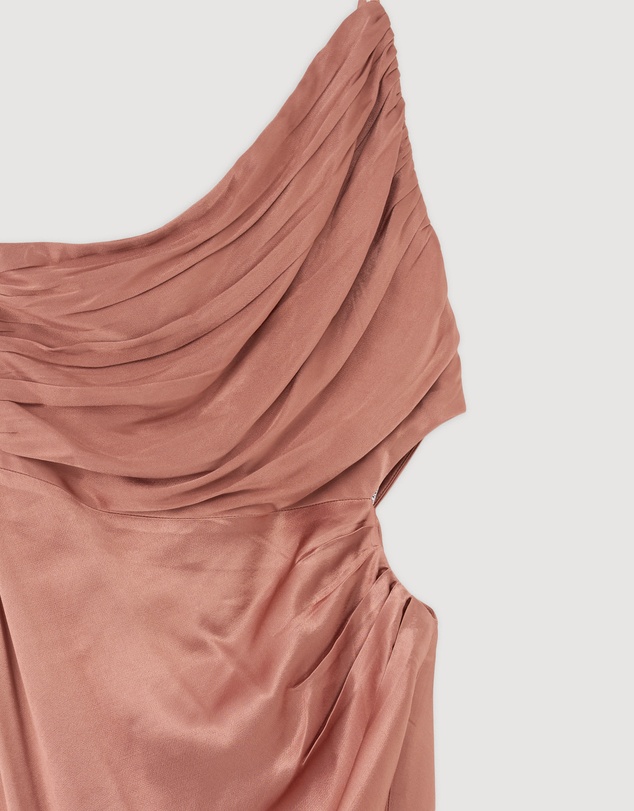 Revibe - Repaired Shona Joy La Lune Asym Gathered Maxi Dress - AU 12