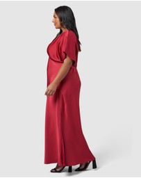 Pink Dusk by Curve Project - Want It All Maxi Dress