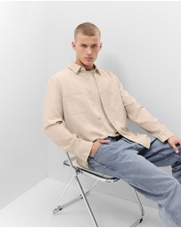 UNISON - Cotton Lyocell Relaxed Fit Shirt