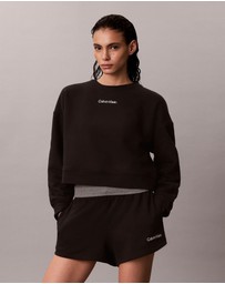 Calvin Klein - Soft Cotton Terry Blend Mid-Rise Shorts