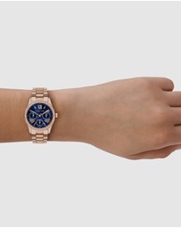 Michael Kors - Lexington Rose Gold Analogue Watch